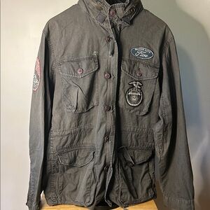 Obey Charcoal Military Field Jacket